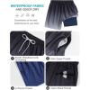 imageSILKWORLD Mens Swim Trunks Quick Dry Compression Liner 2 in 1 Shorts Men SwimsuitStripe Gradientgray  White