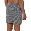 imageSILKWORLD Mens Swimming Trunks 5 Inch Inseam Swim Shorts Summer Bathing Suit Swimwear Beachwear with PocketsBlack Striped