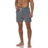 imageSILKWORLD Mens Swimming Trunks 5 Inch Inseam Swim Shorts Summer Bathing Suit Swimwear Beachwear with PocketsBlack Striped