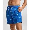 imageSILKWORLD Mens Swimming Trunks 5 Inch Inseam Swim Shorts Summer Bathing Suit Swimwear Beachwear with PocketsBlue Fish
