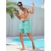 imageSILKWORLD Mens Swimming Trunks 5 Inch Inseam Swim Shorts Summer Bathing Suit Swimwear Beachwear with PocketsBlue Shark