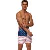 imageSILKWORLD Mens Swimming Trunks 5 Inch Inseam Swim Shorts Summer Bathing Suit Swimwear Beachwear with PocketsRed Flamingo Tree