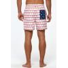 imageSILKWORLD Mens Swimming Trunks 5 Inch Inseam Swim Shorts Summer Bathing Suit Swimwear Beachwear with PocketsRed Flamingo Tree