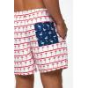 imageSILKWORLD Mens Swimming Trunks 5 Inch Inseam Swim Shorts Summer Bathing Suit Swimwear Beachwear with PocketsRed Flamingo Tree