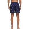 imageSILKWORLD Mens Swimming Trunks 5 Inch Inseam Swim Shorts Summer Bathing Suit Swimwear Beachwear with PocketsRed and White Fish