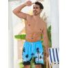 imageSILKWORLD Mens Swim Trunks Quick Dry Swimming Shorts with Compression Liner and Zipper Pockets7Blue Coconut Tree