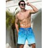 imageSILKWORLD Mens Swim Trunks Quick Dry Swimming Shorts with Compression Liner and Zipper Pockets7Blue Green Coconut Tree
