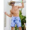 imageSILKWORLD Mens Swim Trunks Quick Dry Swimming Shorts with Compression Liner and Zipper Pockets7Purple Coconut Tree