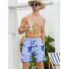 imageSILKWORLD Mens Swim Trunks Quick Dry Swimming Shorts with Compression Liner and Zipper Pockets7Purple Coconut Tree