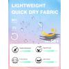 imageSILKWORLD Mens Swim Trunks with Compression Liner 2 in 1 Quick Dry Bathing Suit Beach Shorts with Zipper PocketsA03 Blue Pink Gradient