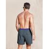 imageSILKWORLD Mens Swim Trunks with Compression Liner 2 in 1 Quick Dry Bathing Suit Beach Shorts with Zipper PocketsA07 Charcoal Gray