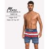 imageSILKWORLD Mens Swim Trunks with Compression Liner 2 in 1 Quick Dry Bathing Suit Beach Shorts with Zipper PocketsAmerican Flag
