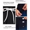 imageSILKWORLD Mens Swim Trunks with Compression Liner 2 in 1 Quick Dry Bathing Suit Beach Shorts with Zipper PocketsGradientblacknavy Blue