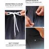imageSILKWORLD Mens Swim Trunks with Compression Liner 2 in 1 Quick Dry Bathing Suit Beach Shorts with Zipper PocketsGradientnavy Blue