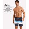 imageSILKWORLD Mens Swim Trunks with Compression Liner 2 in 1 Quick Dry Bathing Suit Beach Shorts with Zipper PocketsNavyazure Stripes