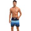 imageSILKWORLD Mens Swim Trunks with Compression Liner 2 in 1 Quick Dry Bathing Suit Beach Shorts with Zipper PocketsPatchwork Blue