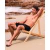 imageSILKWORLD Mens Swimming Trunks with Compression Liner 2 in 1 QuickDry Swim Shorts with Zipper PocketsBlack