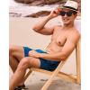 imageSILKWORLD Mens Swimming Trunks with Compression Liner 2 in 1 QuickDry Swim Shorts with Zipper PocketsBlue