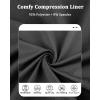 imageSILKWORLD Mens Swimming Trunks with Compression Liner 2 in 1 QuickDry Swim Shorts with Zipper PocketsDark Grey