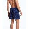imageSILKWORLD Mens Swimming Trunks with Compression Liner 2 in 1 QuickDry Swim Shorts with Zipper PocketsNavy Blue Anchor
