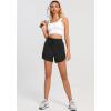 imageSILKWORLD Womens Athletic Running Shorts Quick Dry Summer Gym Shorts with Zipper PocketsPack of 2BlackRose