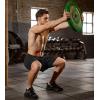 imageSILKWORLD 23 Pack Mens 2 in 1 Running Shorts Quick Dry Athletic Grym Workout Compression Shorts with Zipper PocketsBlack2