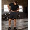 imageSILKWORLD 23 Pack Mens 2 in 1 Running Shorts Quick Dry Athletic Grym Workout Compression Shorts with Zipper PocketsBlack3