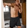 imageSILKWORLD 23 Pack Mens 2 in 1 Running Shorts Quick Dry Athletic Grym Workout Compression Shorts with Zipper PocketsBlack3