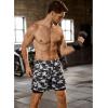 imageSILKWORLD 23 Pack Mens 2 in 1 Running Shorts Quick Dry Athletic Grym Workout Compression Shorts with Zipper PocketsBlackArmy Green Camo