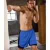 imageSILKWORLD 23 Pack Mens 2 in 1 Running Shorts Quick Dry Athletic Grym Workout Compression Shorts with Zipper PocketsBlackBlue
