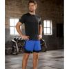 imageSILKWORLD 23 Pack Mens 2 in 1 Running Shorts Quick Dry Athletic Grym Workout Compression Shorts with Zipper PocketsBlackBlue