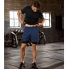 imageSILKWORLD 23 Pack Mens 2 in 1 Running Shorts Quick Dry Athletic Grym Workout Compression Shorts with Zipper PocketsBlackNavy