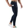 imageSILKWORLD Mens 13 Pack Compression Pants Pockets Cool Dry Gym Leggings Baselayer Running TightsA10black dark Navy dark Red3pOrd