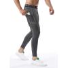imageSILKWORLD Mens 13 Pack Compression Pants Pockets Cool Dry Gym Leggings Baselayer Running TightsB3blackhemp Gray2pOrd