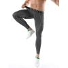 imageSILKWORLD Mens 13 Pack Compression Pants Pockets Cool Dry Gym Leggings Baselayer Running TightsB3blackhemp Gray2pOrd