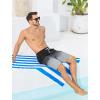 imageSILKWORLD Mens 9quot Swim Trunks Quick Dry Mens Bathing Suit Mesh Lining Board Shorts with PocketsBlack Gray Gradient