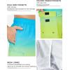 imageSILKWORLD Mens 9quot Swim Trunks Quick Dry Mens Bathing Suit Mesh Lining Board Shorts with PocketsYellow Green Gradient
