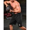 imageSILKWORLD Mens Athletic Basketball Shorts  10quot Mesh Cool Dry Gym Workout Shorts with Liner and Zipper Pockets2pcsBlacksteel