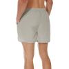 imageSILKWORLD Mens Running Stretch Quick Dry Shorts with Zipper PocketsPack of 23Black  Army Green  Light Grey Pack of 3