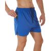 imageSILKWORLD Mens Running Stretch Quick Dry Shorts with Zipper PocketsPack of 23Black  Light Grey  Blue Pack of 3