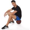 imageSILKWORLD Mens Running Stretch Quick Dry Shorts with Zipper PocketsPack of 23Black dark Grey bluepack of 3