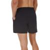 imageSILKWORLD Mens Running Stretch Quick Dry Shorts with Zipper PocketsPack of 23Black3 Pack of 3