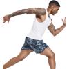imageSILKWORLD Mens Running Stretch Quick Dry Shorts with Zipper PocketsPack of 23Dark Grey lightseagreen grey Camopack of 3
