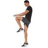 imageSILKWORLD Mens Running Stretch Quick Dry Shorts with Zipper PocketsPack of 23Deep Grey  Light Grey  Steelbluepack of 3