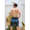 imageSILKWORLD Mens Swim Trunks with Compression Liner 9quot Beach Board Shorts Men 2 in 1 Quick Dry Bathing Suit with Pockets9 Inchcolorful Black