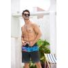 imageSILKWORLD Mens Swim Trunks with Compression Liner 9quot Beach Board Shorts Men 2 in 1 Quick Dry Bathing Suit with Pockets9 Inchcolorful Black