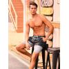 imageSILKWORLD Mens Swim Trunks with Compression Liner 9quot Beach Board Shorts Men 2 in 1 Quick Dry Bathing Suit with PocketsBlackgrey