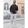 imageSILKWORLD Sweatpants for Men Zipper Cargo Pockets Joggers Open Bottom Casual Pants for Athletic Jogging Running WorkoutHeather Grey