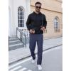 imageSILKWORLD Sweatpants for Men Zipper Cargo Pockets Joggers Open Bottom Casual Pants for Athletic Jogging Running WorkoutNavy