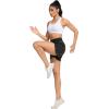 imageSILKWORLD Womens Running Shorts 3quot High Waisted Athletic Shorts for Gym Workout Yoga with Liner and Zipper PocketsBlack